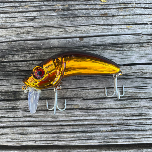 3" Wakebait Texas Roach Chrome