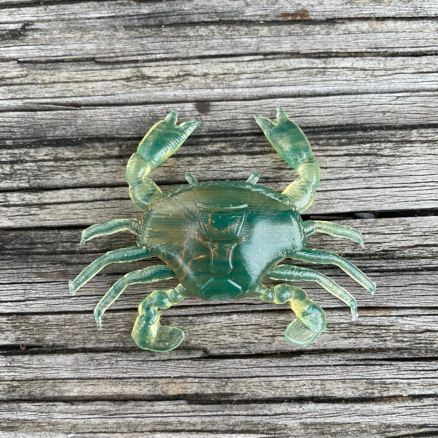 2 1/2” Soft Plastic Crab Natural