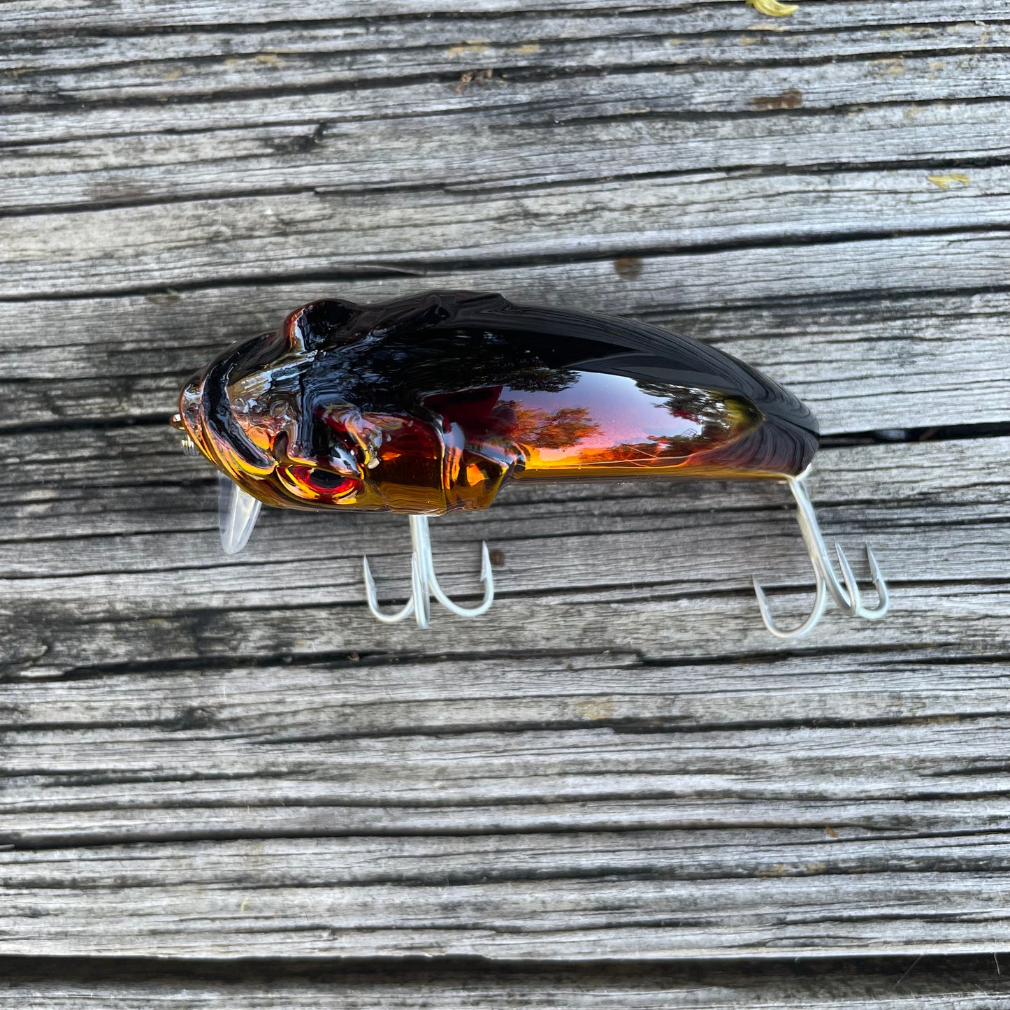 3" Wakebait Texas Roach Chrome